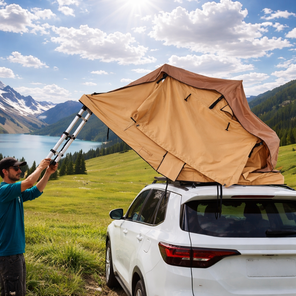 Comment installer une tente de toit sur sa voiture ? Image