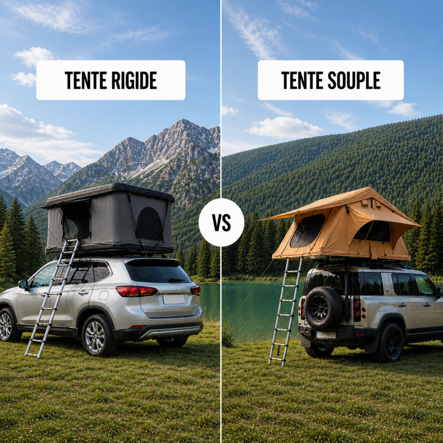 Tente de toit rigide ou souple : laquelle choisir ? (Guide complet 2026) Image