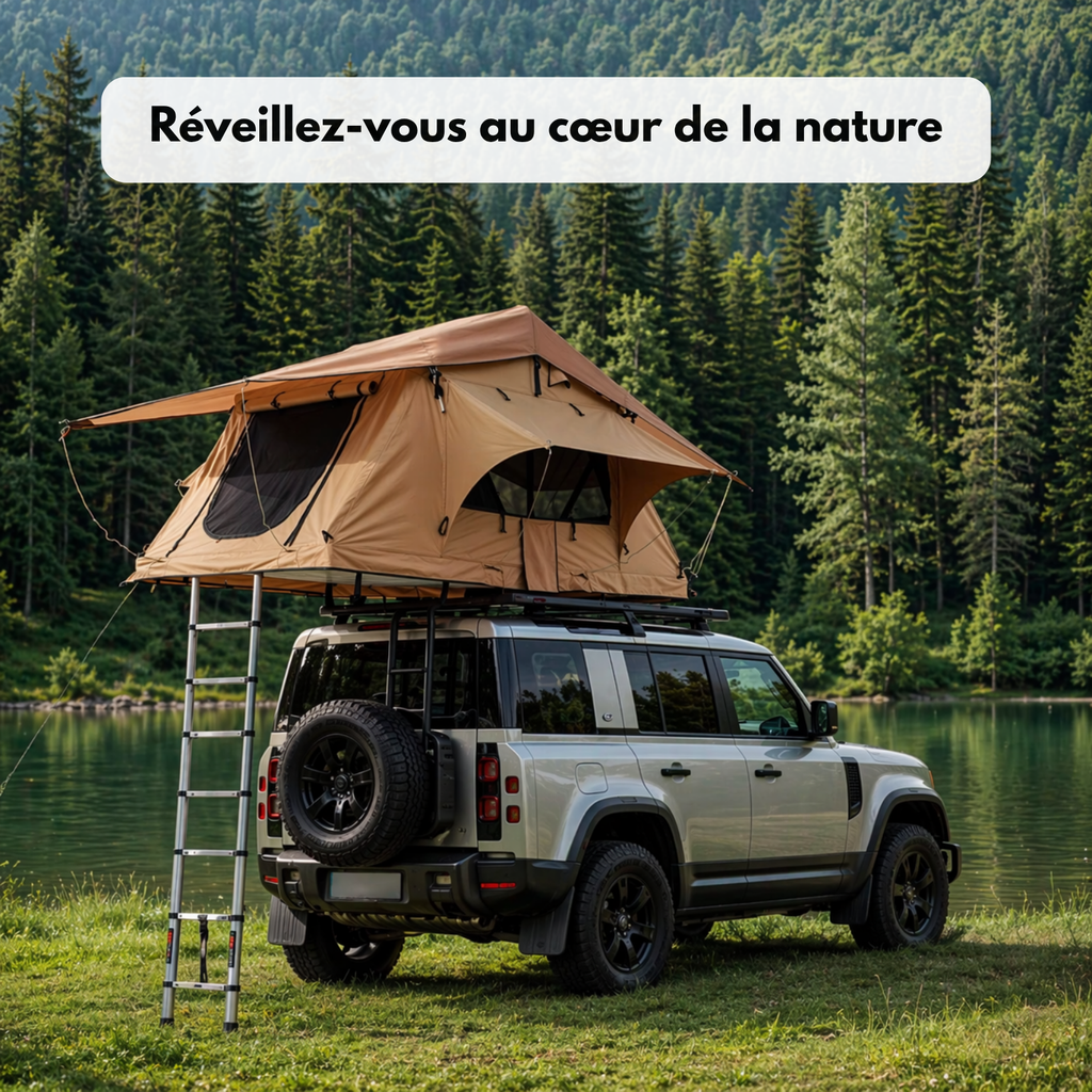 Tente de Toit 3 Places pour Voiture – Format Standard